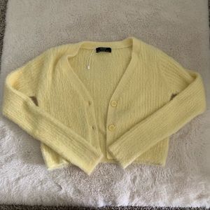 Super fluffy/soft cropped cardigan